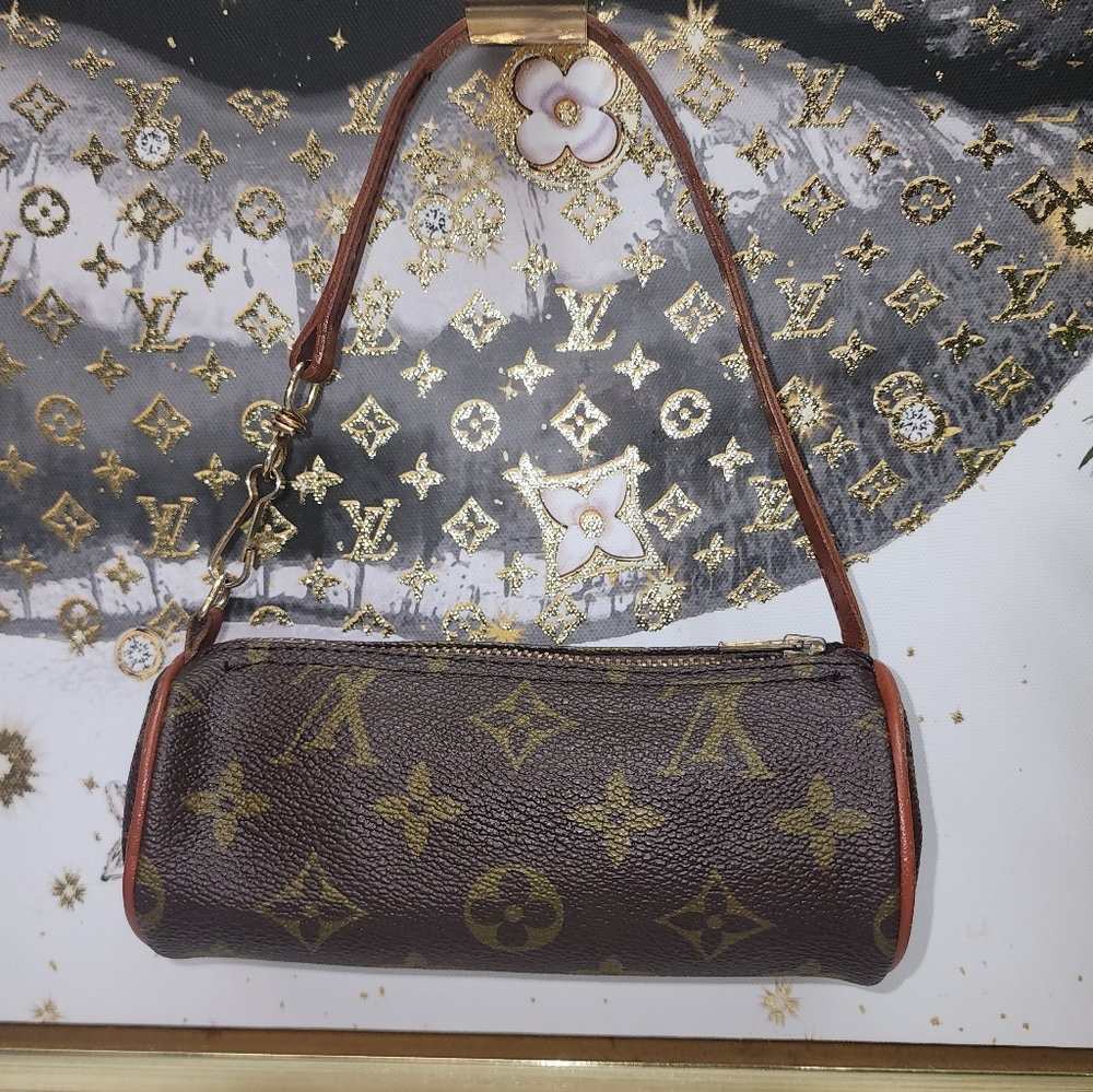 Authentic Louis Vuitton Monogram Mini Papillon W Unbranded Bag Charm - Picture 4 of 14